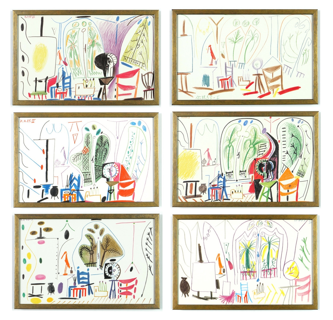 Artwork by Pablo Picasso, LA CALIFORNIE, Made of Collotypes