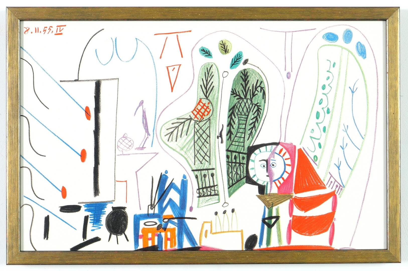 Artwork by Pablo Picasso, LA CALIFORNIE, Made of Collotypes