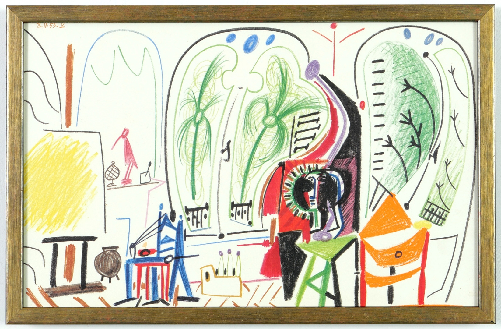 Artwork by Pablo Picasso, LA CALIFORNIE, Made of Collotypes