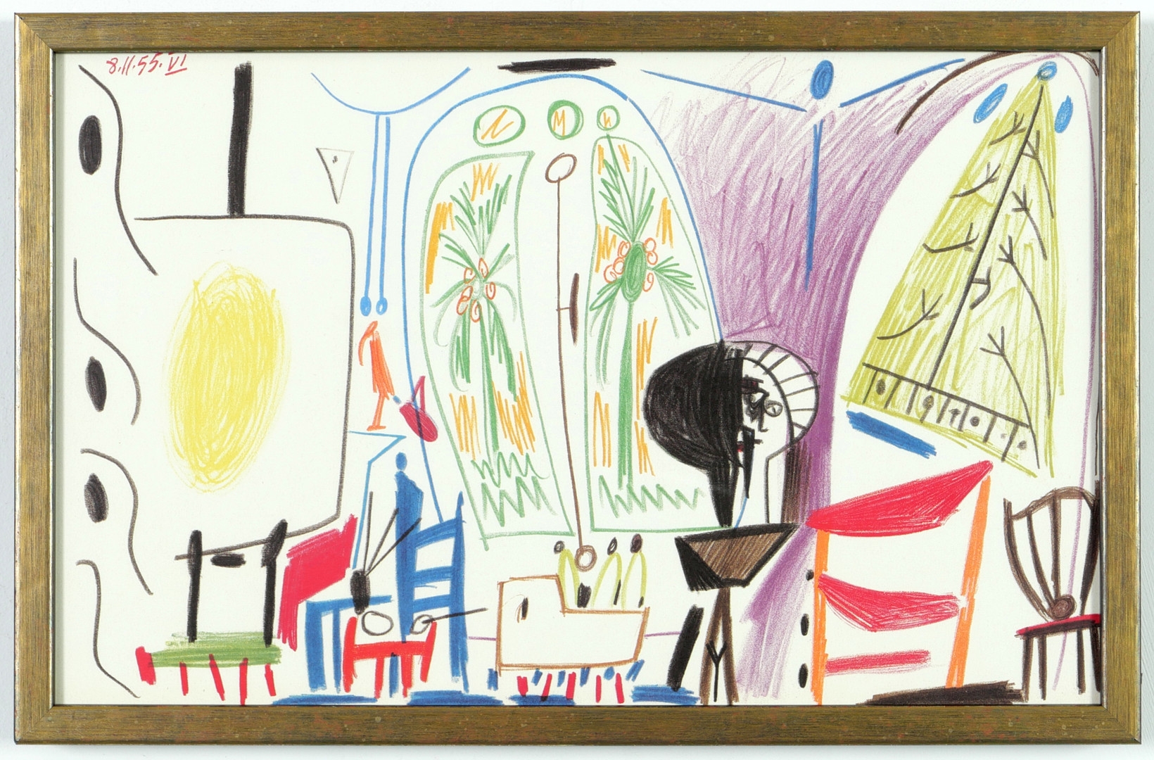 Artwork by Pablo Picasso, LA CALIFORNIE, Made of Collotypes