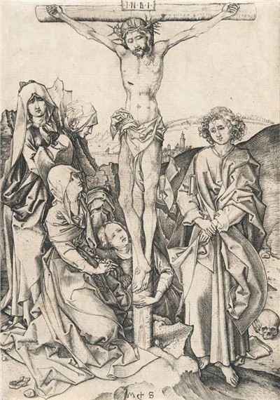 The Crucifixion by Martin Schongauer, c. 1470-1482