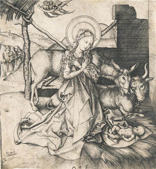 The Nativity by Martin Schongauer, c. 1474