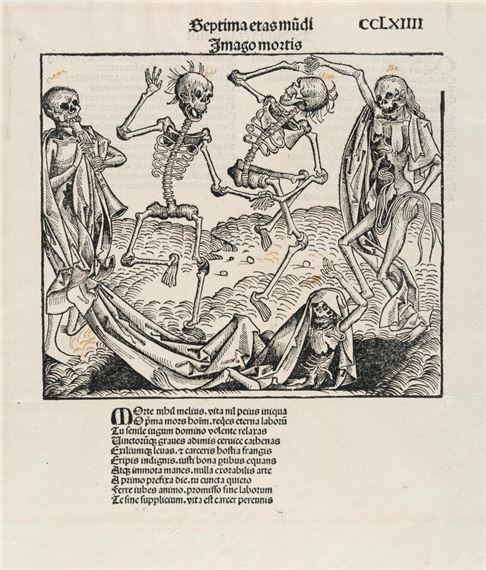 The Dance of the Skeletons by Michael Wolgemut, c. 1493