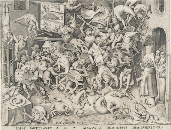 The Fall of the Magician Hermogenes by Pieter Brueghel the Elder, c. 1565