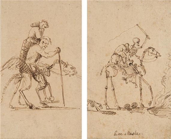 Eine Maske by Franz Graf von Pocci, Um 1862