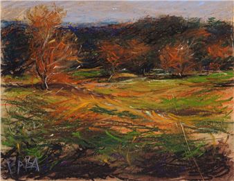 Villa Borghese from Parioli - Giacomo Balla