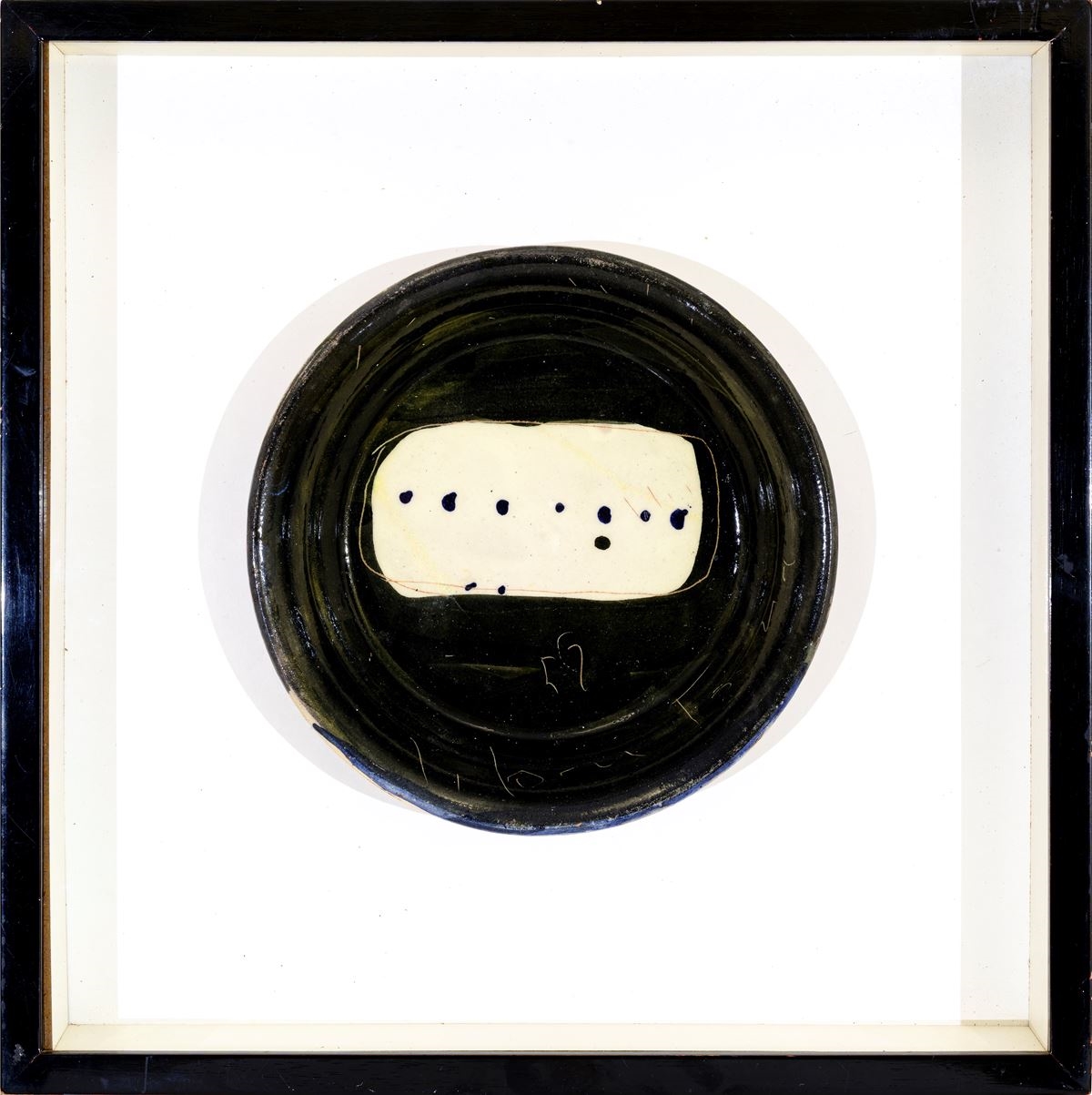 Artwork by Lucio Fontana, Spatial concept, Made of Colored Ceramic