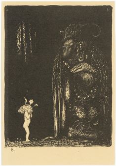 En sådan eländig liten bleknos, sa Trollet - John Bauer