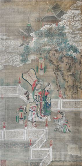 The drunken Beauty by Chinese School, 20th Century, early 20th century