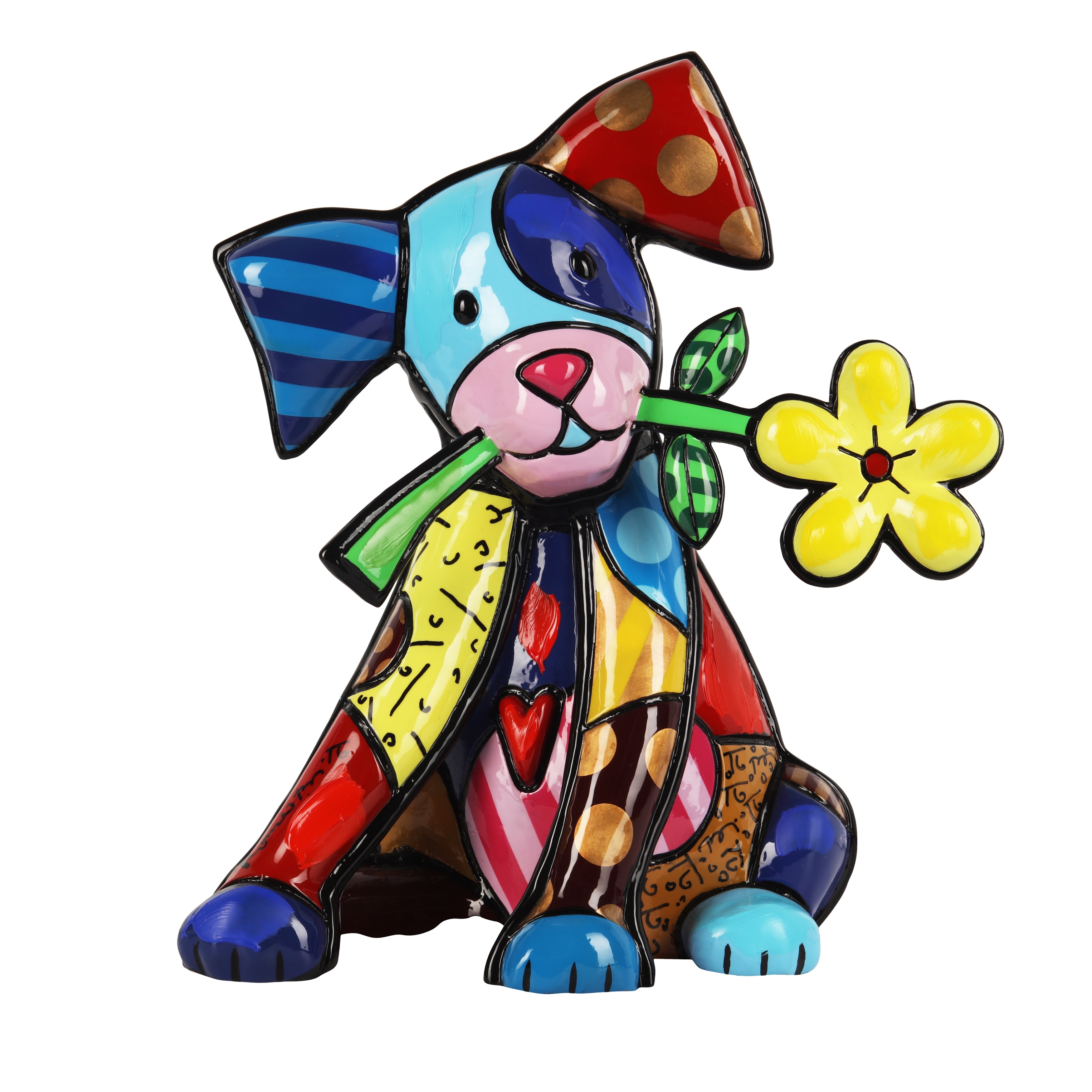 Romero Britto | Lovely Dog (2018) | MutualArt
