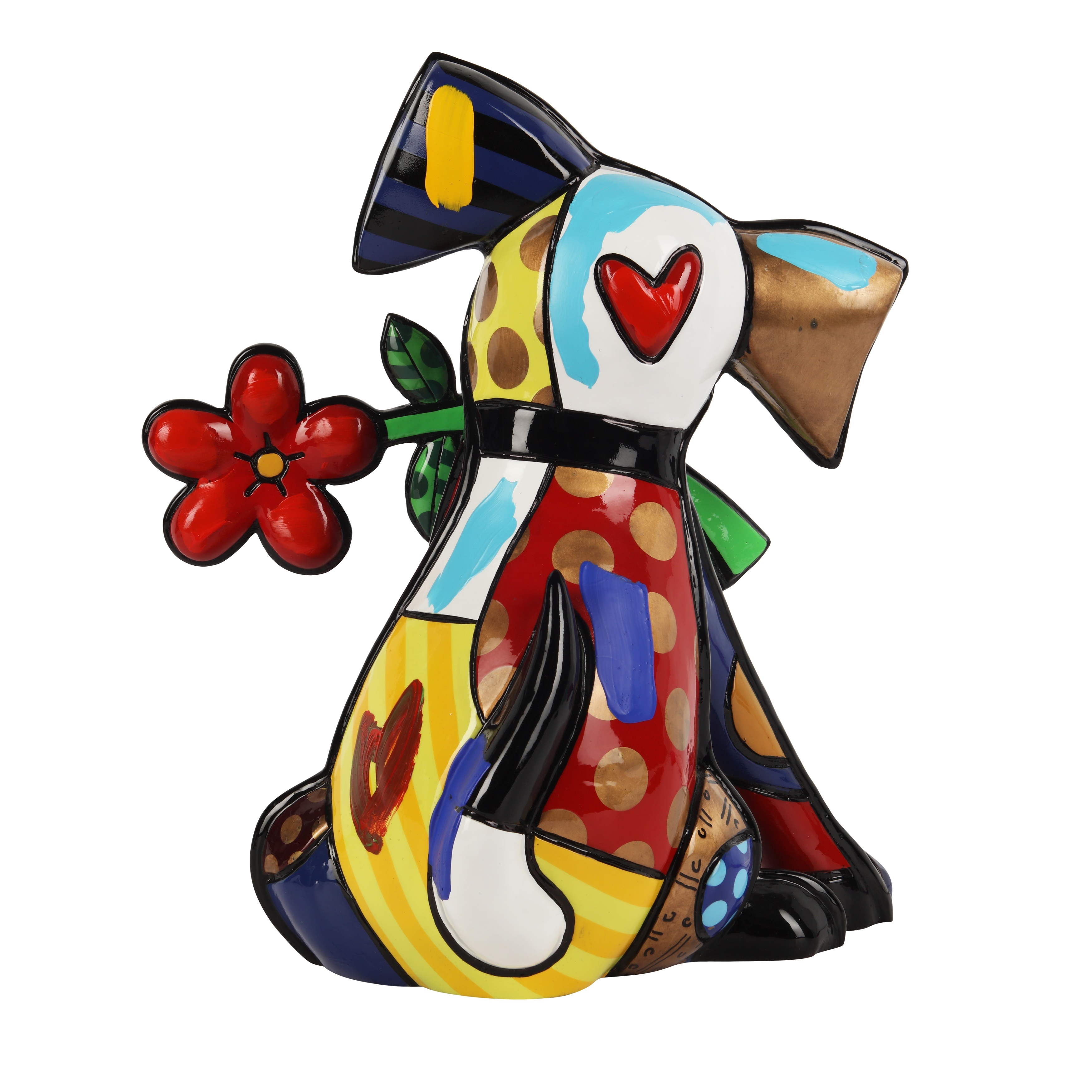 Romero Britto | Lovely Dog (2018) | MutualArt