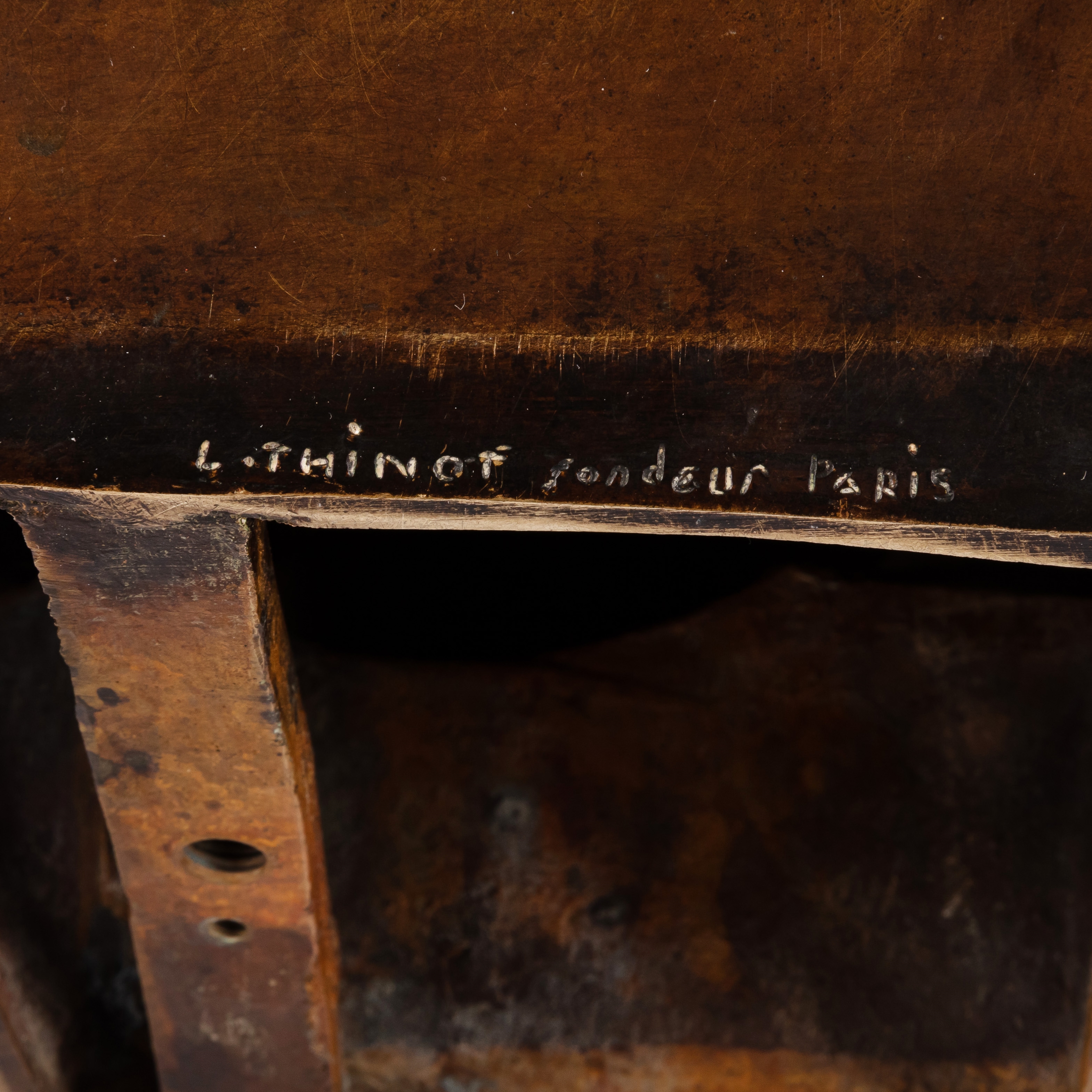 Artwork by Joseph Csaky, Tête Cubiste, Made of Bronze