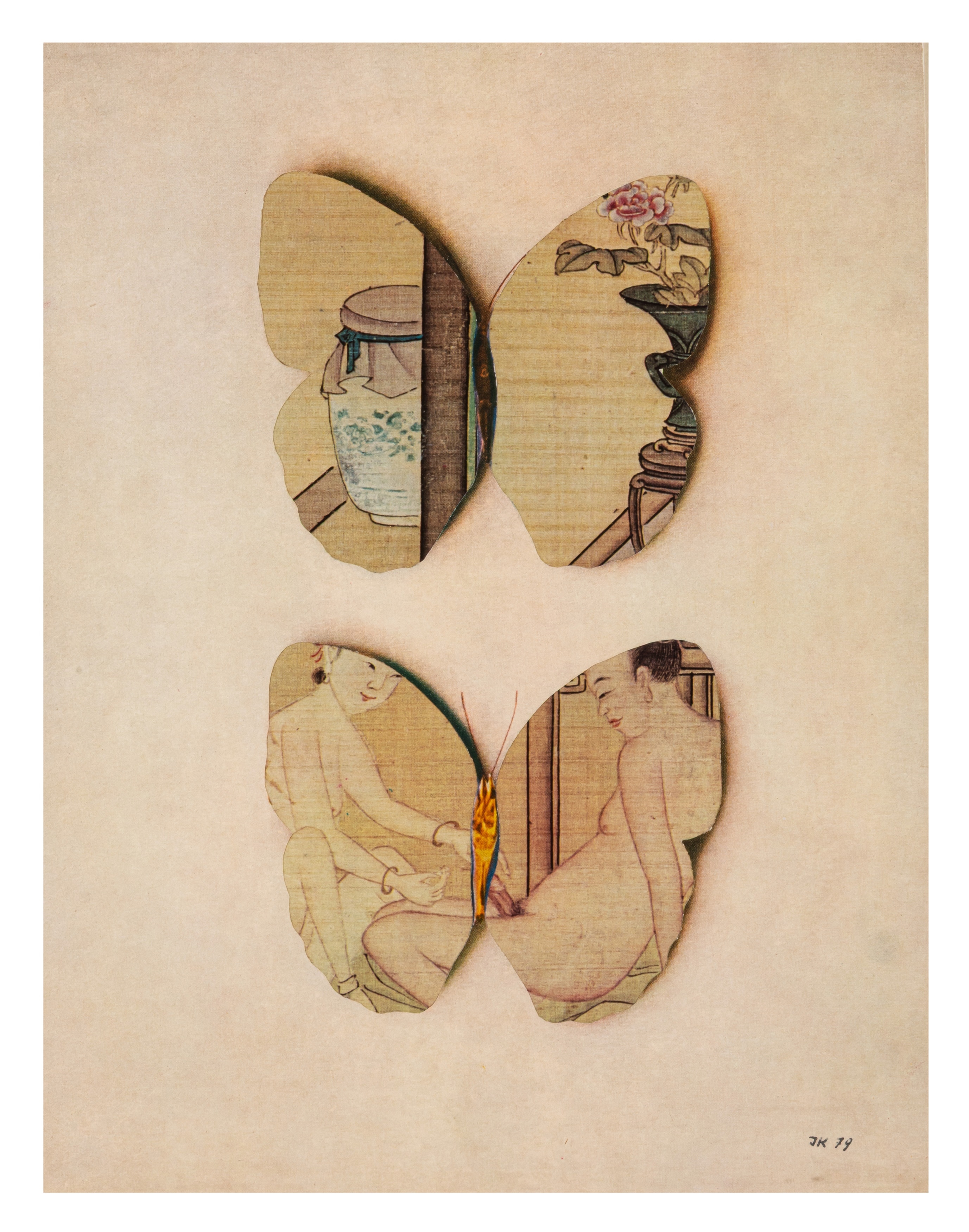 Artwork by Jiří Kolář, Erotische, Made of Collage