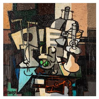 Nature Morte Aux Deux Pipes - Claude Venard