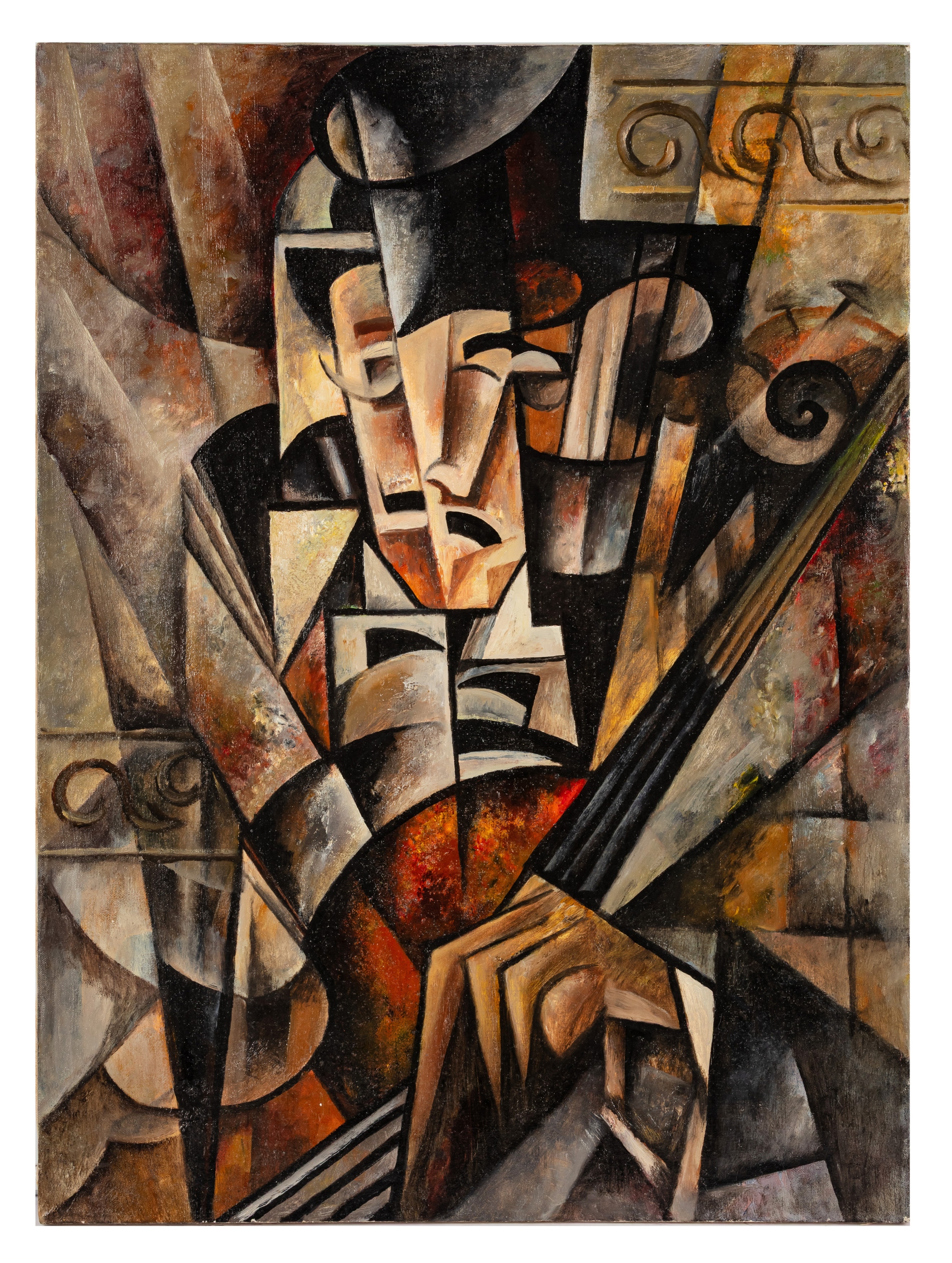 Artwork by Valery Kondratuk, Guitariste, Made of Oil On Canvas