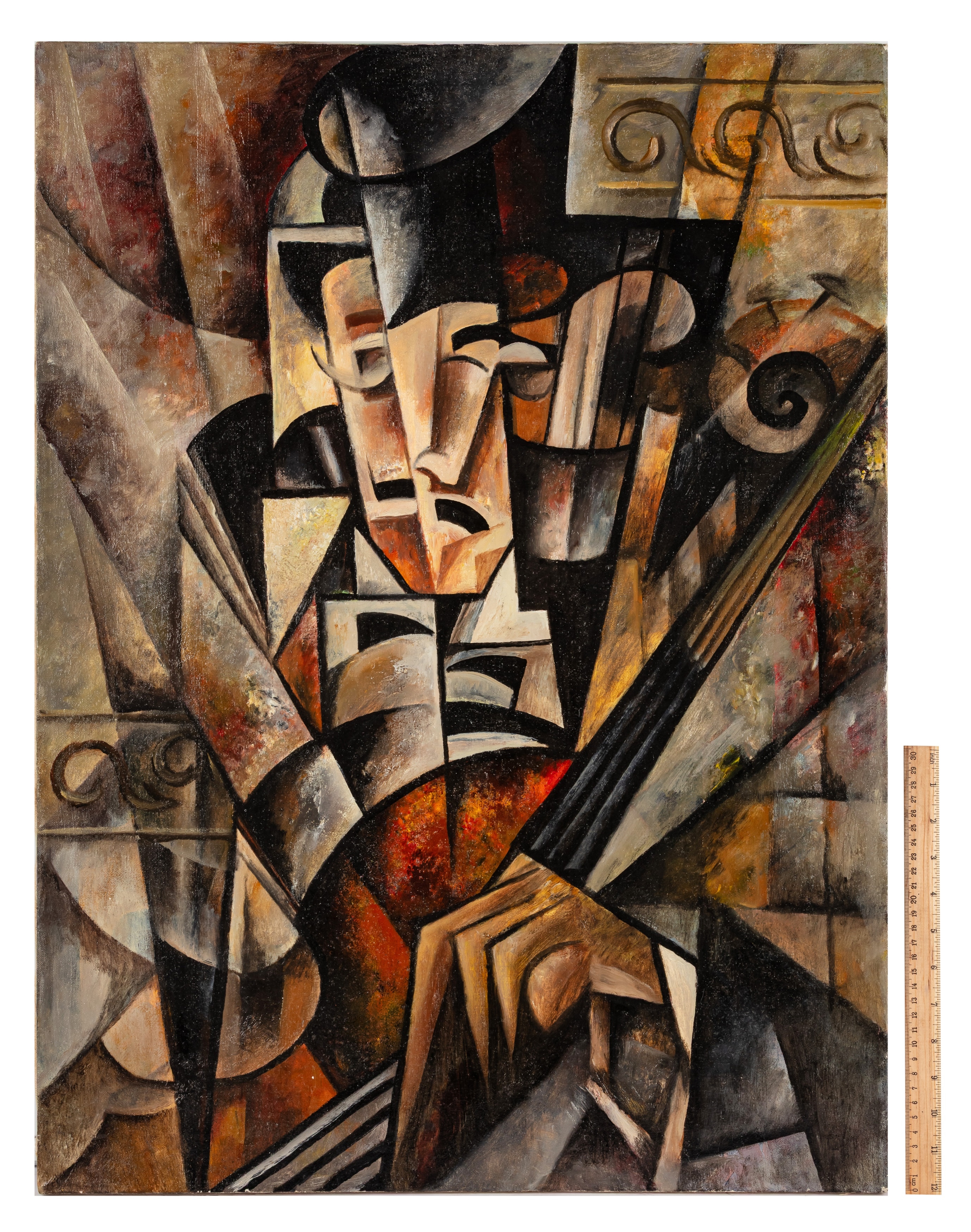 Artwork by Valery Kondratuk, Guitariste, Made of Oil On Canvas