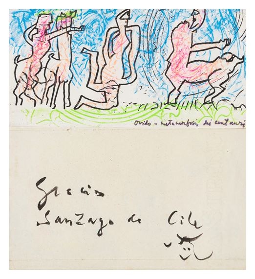 Ovidio - metamorfosis dei centauri - Roberto Matta