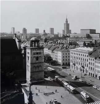 Warszawa. Widok z Zamku Królewskiego - Zenon Zyburtowicz