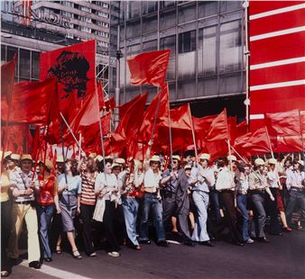 Pochód Pierwszomajowy w Warszawie - Zenon Zyburtowicz