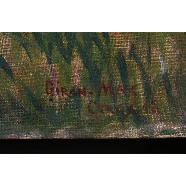 Artwork by Léon Giran-Max, Landscape near Cergy, Made of oil on canvas