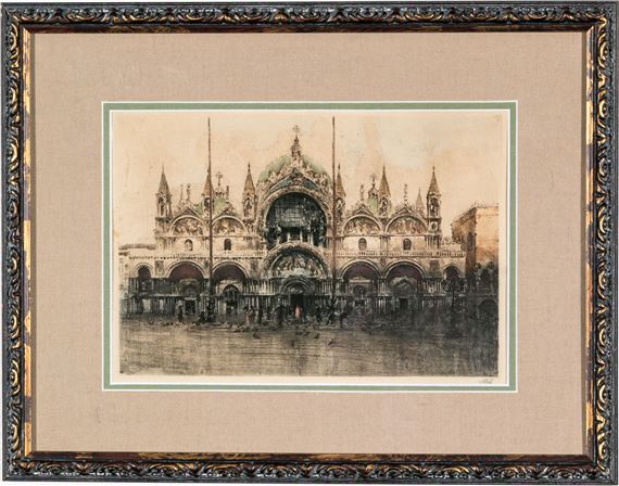 St. Mark's Basilica, Piazza San Marco Venice - J. Wolf