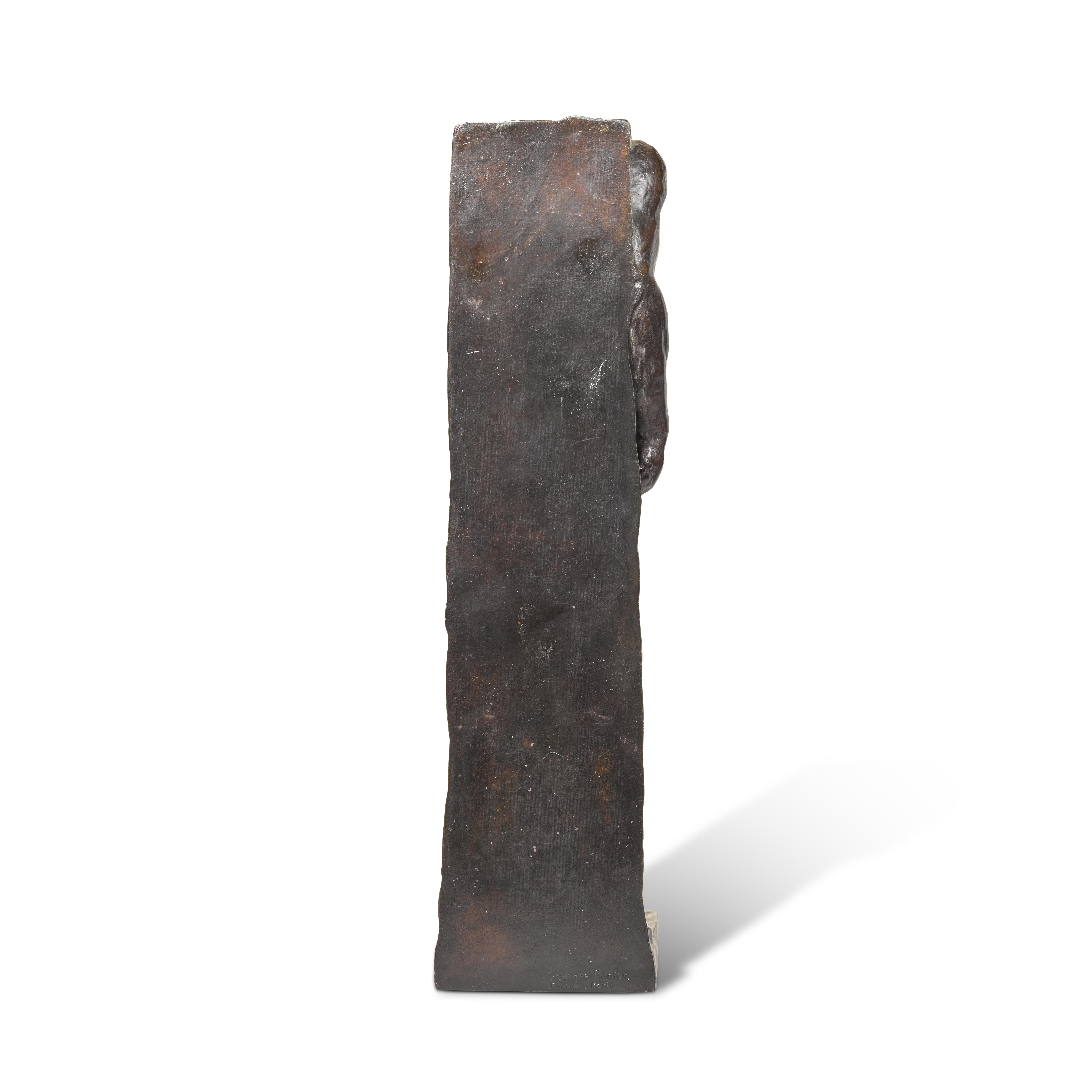 Artwork by Auguste Rodin, Étude pour Adam au pilier, Made of bronze