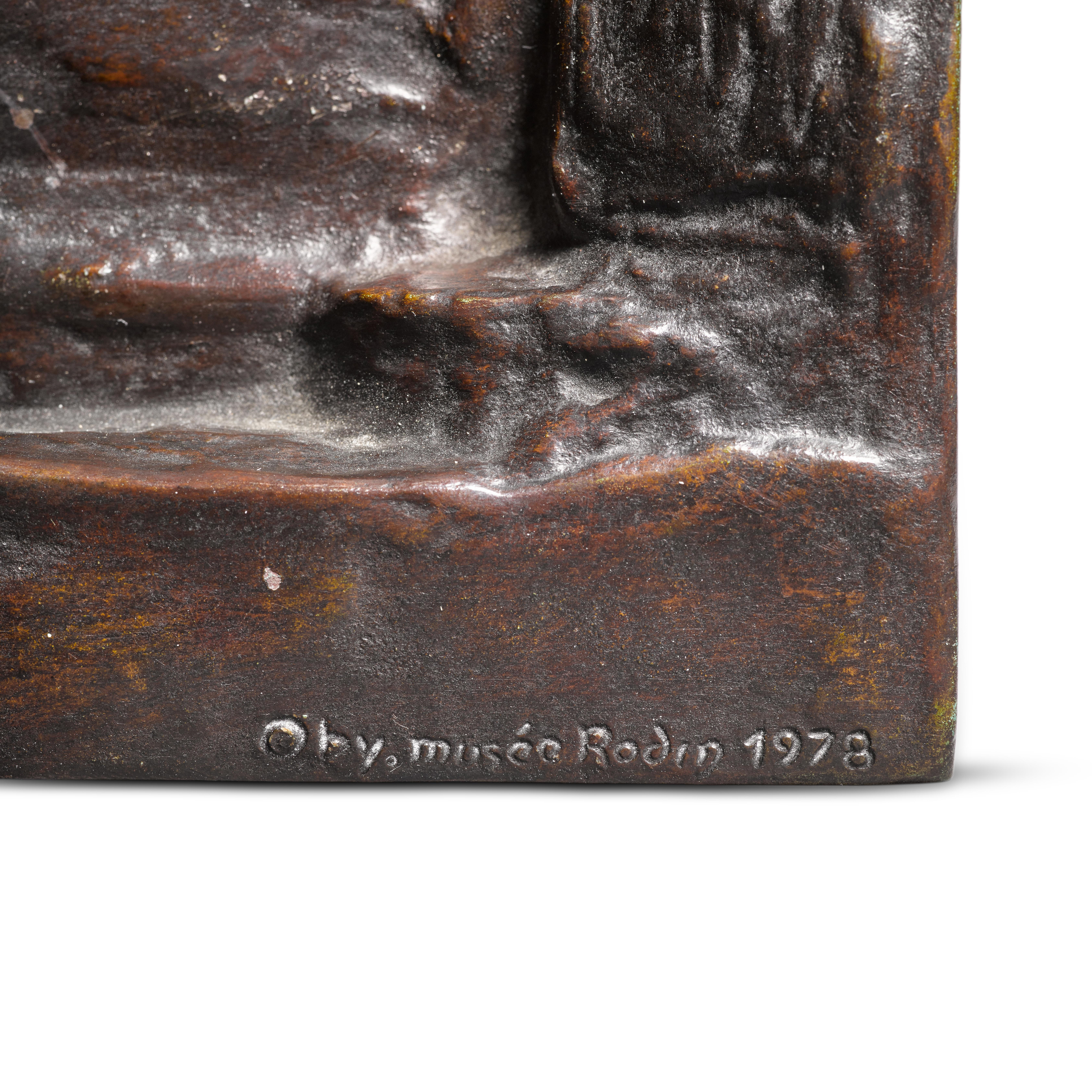 Artwork by Auguste Rodin, Étude pour Adam au pilier, Made of bronze