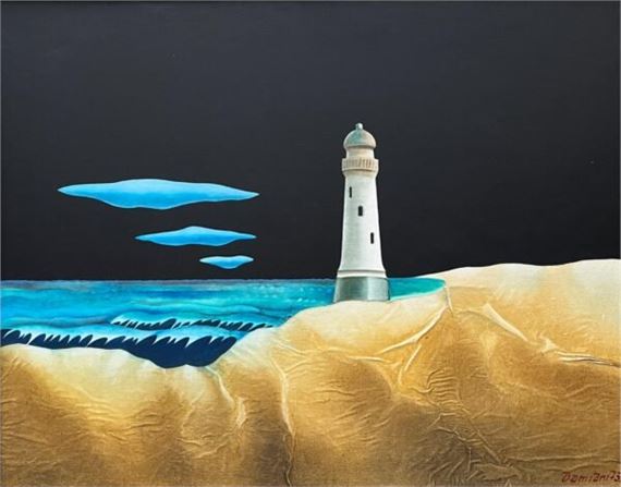 Nocturno con faro by Jorge Damiani, 1973