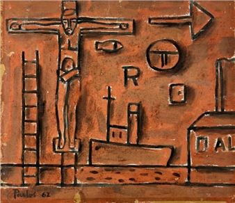 Crucifixión constructiva - Manuel Pailós