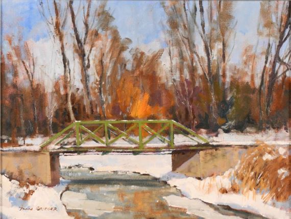 SOURSPRINGS BRIDGE, GENESEE COUNTY, N.Y by Donald Grieger