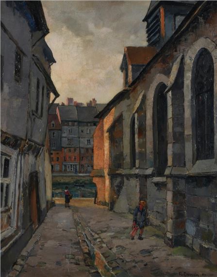 Honfleur by Roger Deverin, 1929