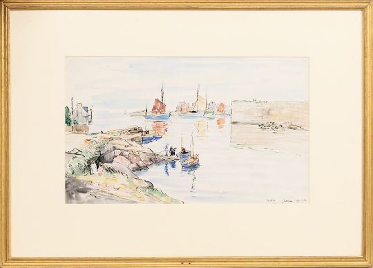 MORNING, CONCARNEAU - James McBey