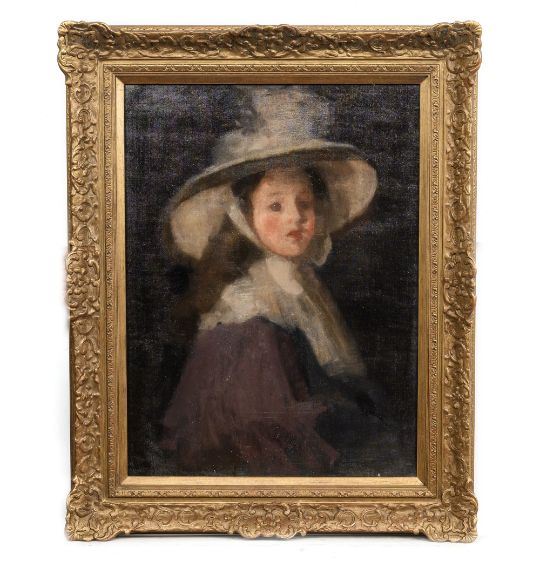 PORTRAIT OF JEAN, THE ARTIST'S STEP-DAUGHTER - Stansmore Richmond Leslie Dean Stevenson