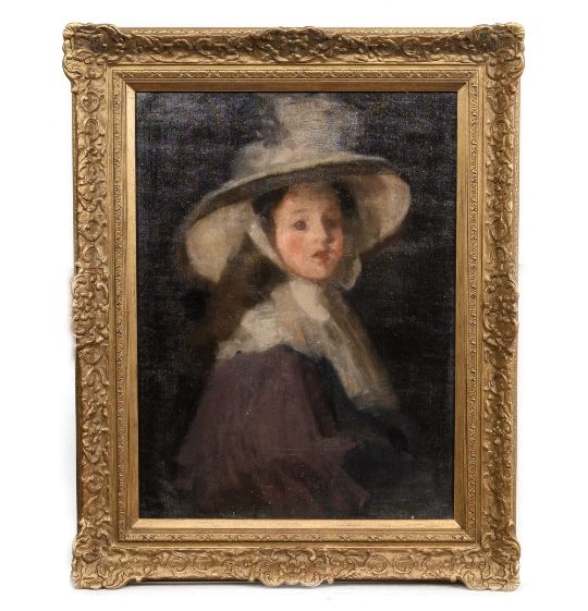 Artwork by Stansmore Richmond Leslie Dean Stevenson, PORTRAIT OF JEAN, THE ARTIST'S STEP-DAUGHTER, Made of Oil On Canvas