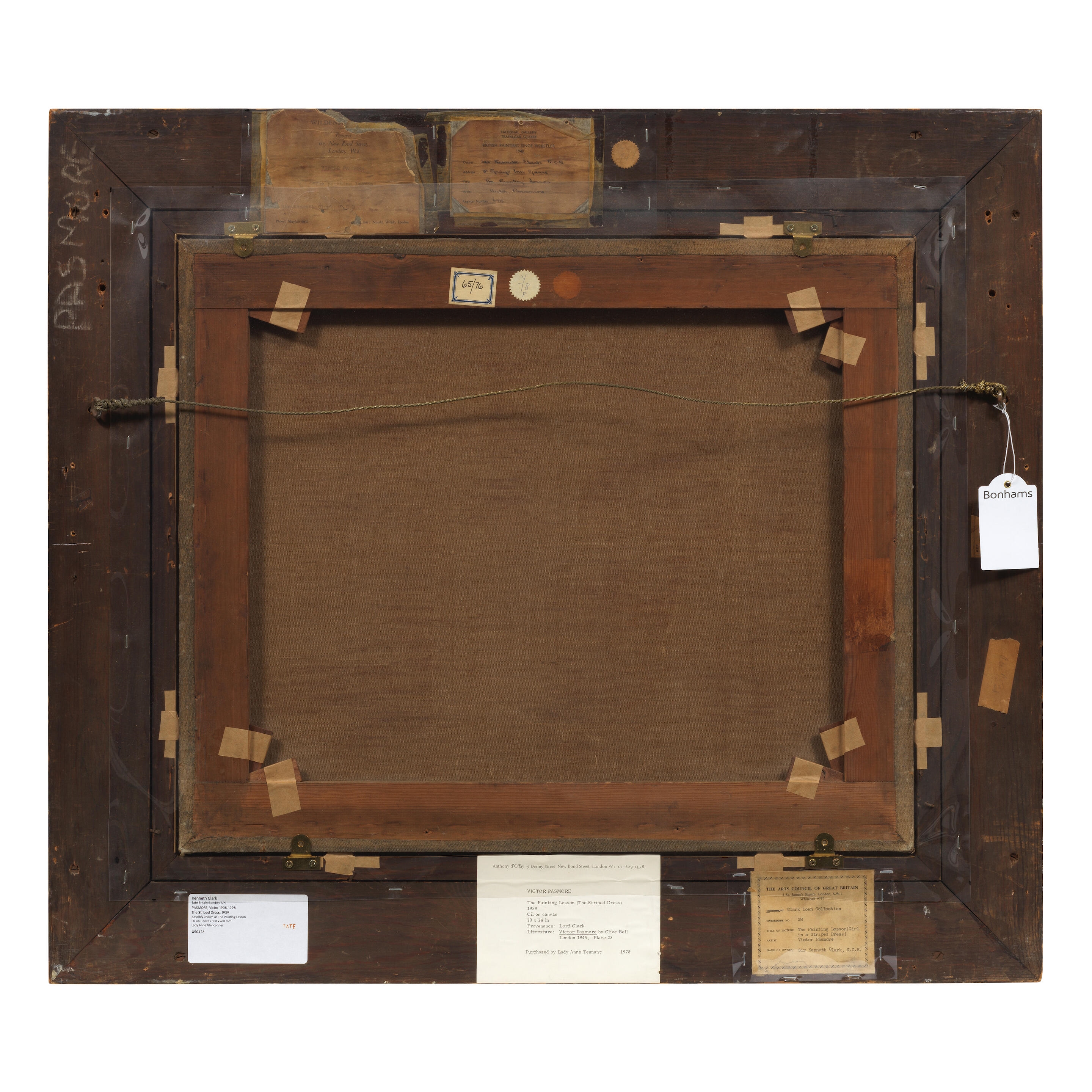 Artwork by Victor Pasmore, The Painting Lesson 50.8 x 61 cm. (20 x 24 in, Made of oil on canvas