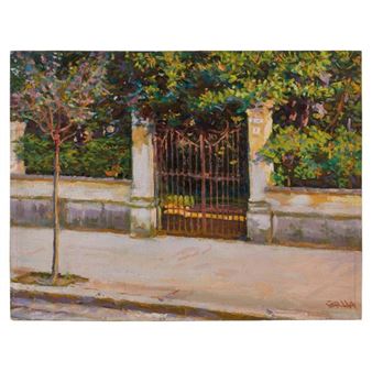 Nella luce del tramonto - Giacomo Balla