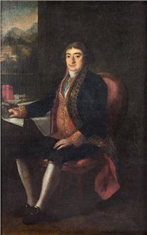 Retrato de Francisco Cabarrús, vizconde de Rambouillet y I conde de Cabarrús - Agustín Esteve