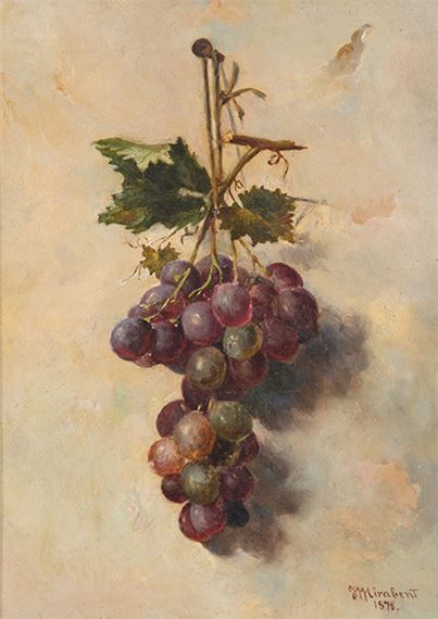 Uvas tintas by José Mirabent y Catell, 1878