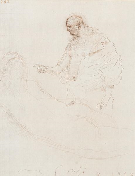 Artwork by Miguel Condé, Escena erótica, Made of ink on paper