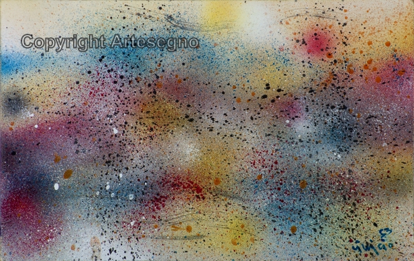 Artwork by Vinicio Vianello, Senza titolo, Made of Mixed Media On Cardboard