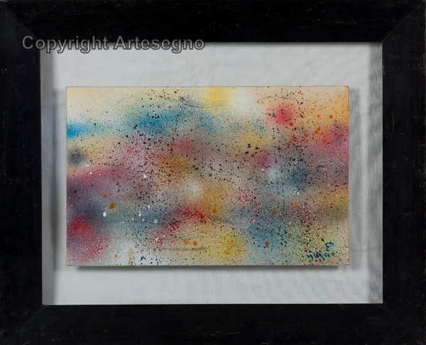 Artwork by Vinicio Vianello, Senza titolo, Made of Mixed Media On Cardboard