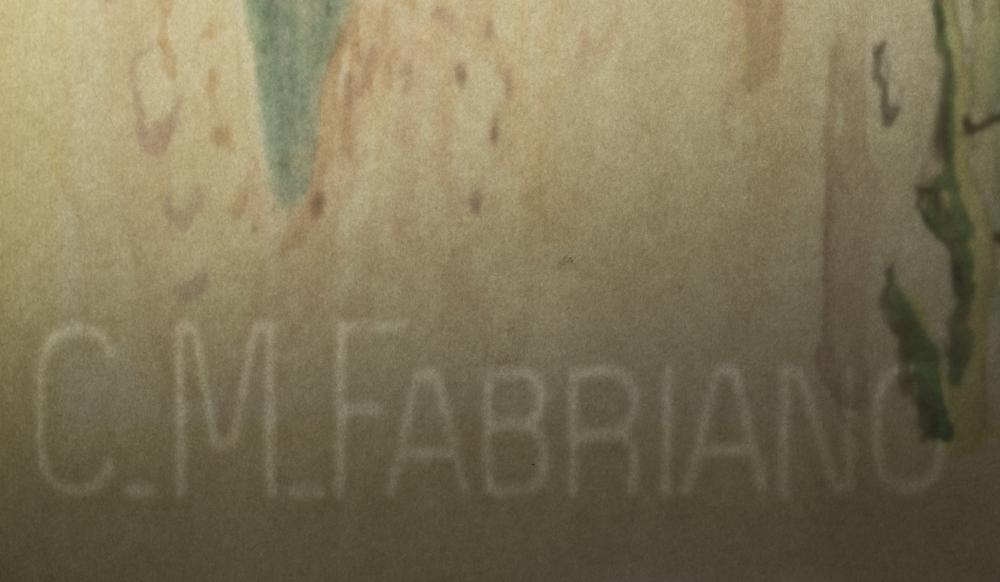 Artwork by Thomas Hart Benton‏, OZARKS WATERCOLOR STUDY, Made of Watercolor