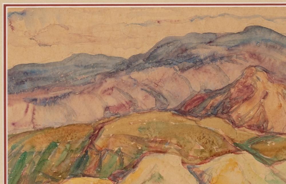 Artwork by Birger Sandzén, Untitled, Made of Watercolor