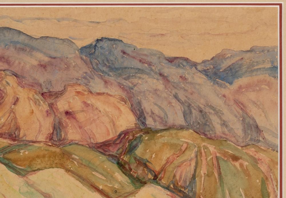 Artwork by Birger Sandzén, Untitled, Made of Watercolor