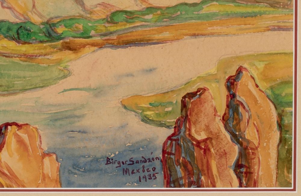 Artwork by Birger Sandzén, Untitled, Made of Watercolor