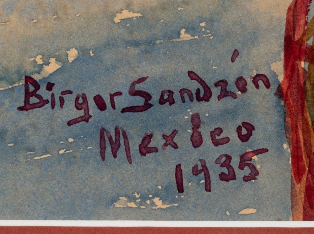 Artwork by Birger Sandzén, Untitled, Made of Watercolor