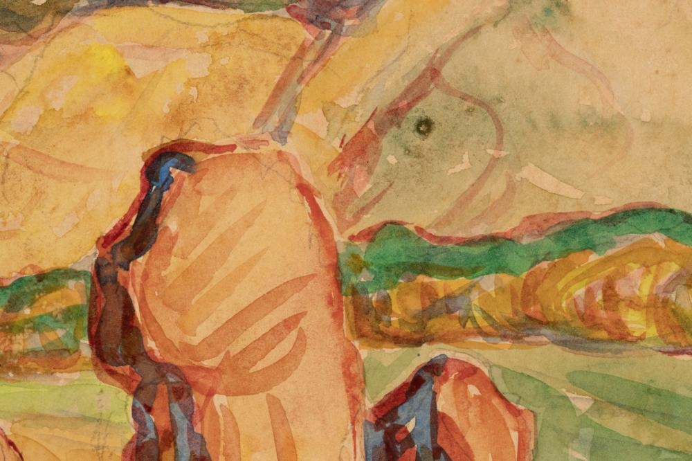 Artwork by Birger Sandzén, Untitled, Made of Watercolor