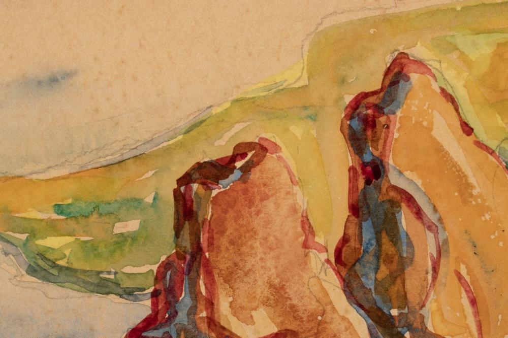 Artwork by Birger Sandzén, Untitled, Made of Watercolor