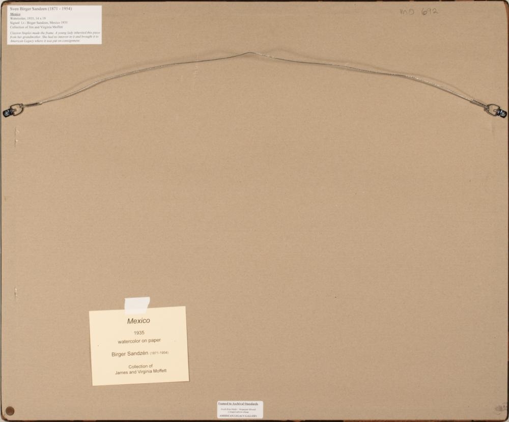 Artwork by Birger Sandzén, Untitled, Made of Watercolor