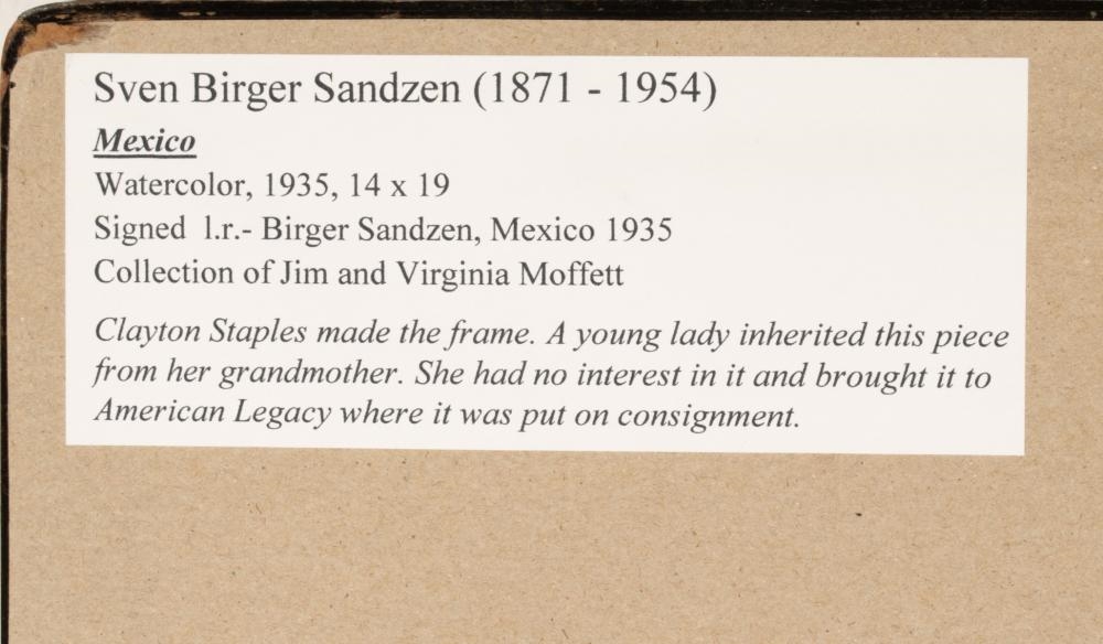 Artwork by Birger Sandzén, Untitled, Made of Watercolor